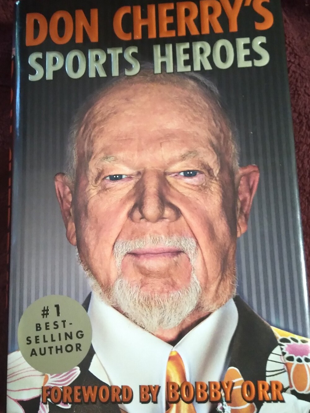 Don Cherry's Sports Heroes — Orange Hardcover Journal